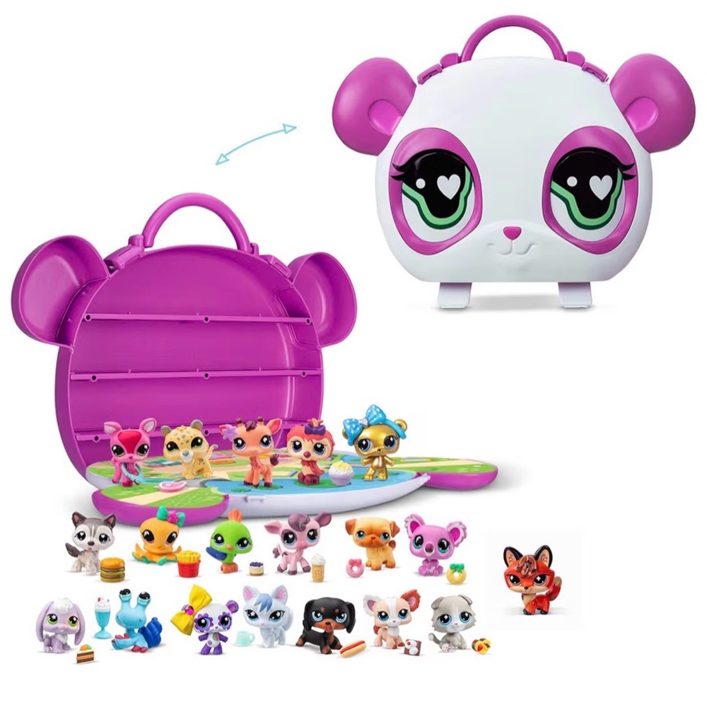 Littlest Pet Shop Collect & Display Collection  - Series 4 - Gen 7, Pink